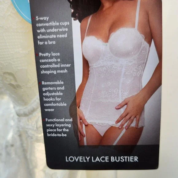 NEW Skinny Girl Lovely Lace Bustier - Picture 3 of 10